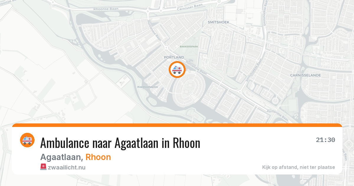 Ambulance naar Agaatlaan in Rhoon — 13 jul 2026