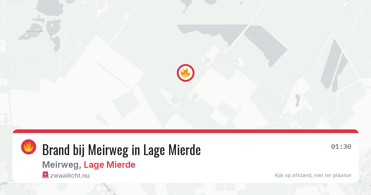 Brand bij Meirweg in Lage Mierde — 10 jul 2026
