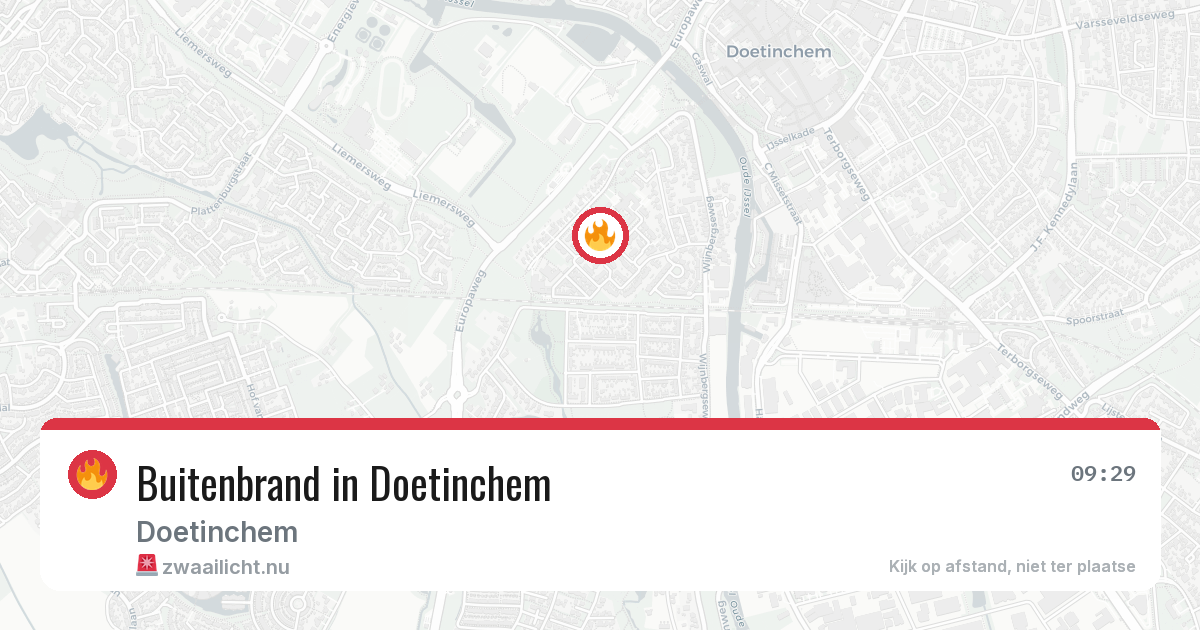 Buitenbrand in Doetinchem — 10 mei 2026