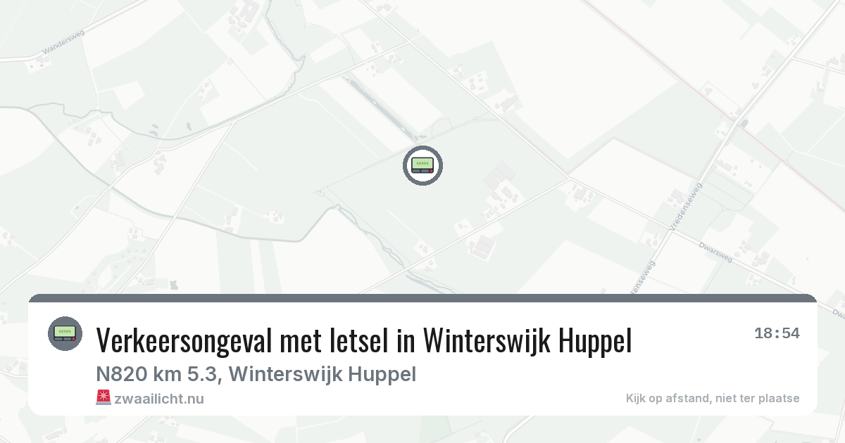 Verkeersongeval met letsel in Winterswijk Huppel — 4 mrt 2026