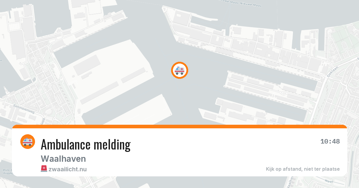 Ambulance melding — 15 jul 2026