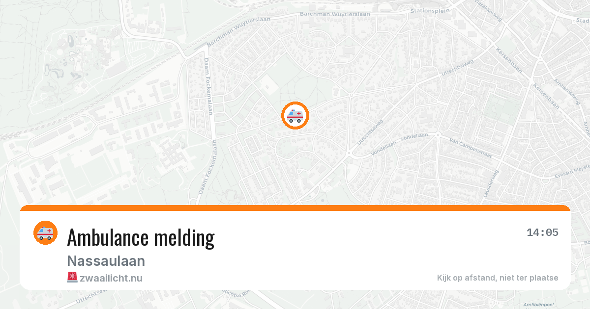Ambulance melding — 28 mei 2026