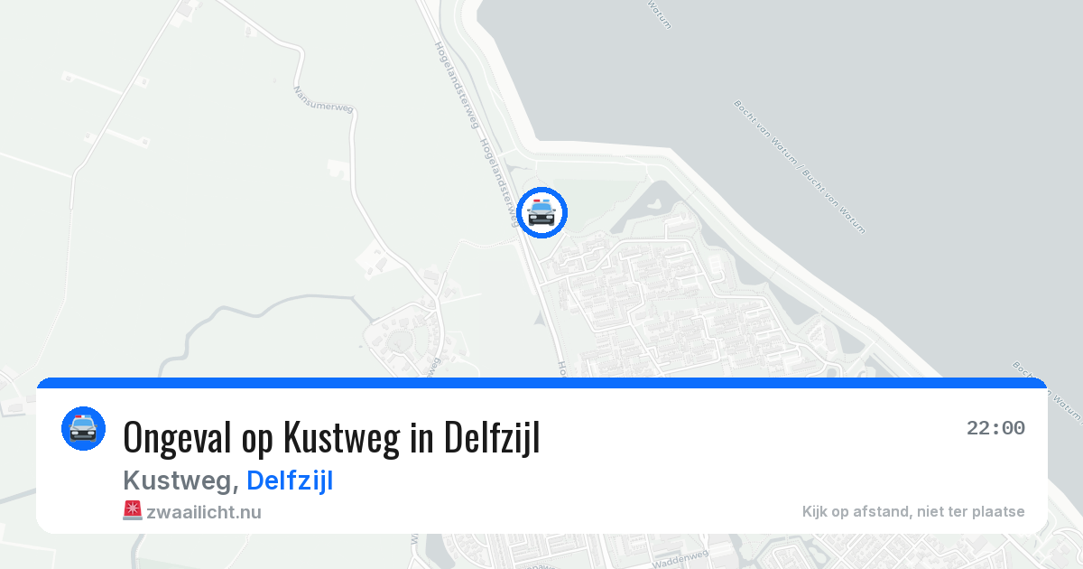 Ongeval op Kustweg in Delfzijl — 27 mei 2026