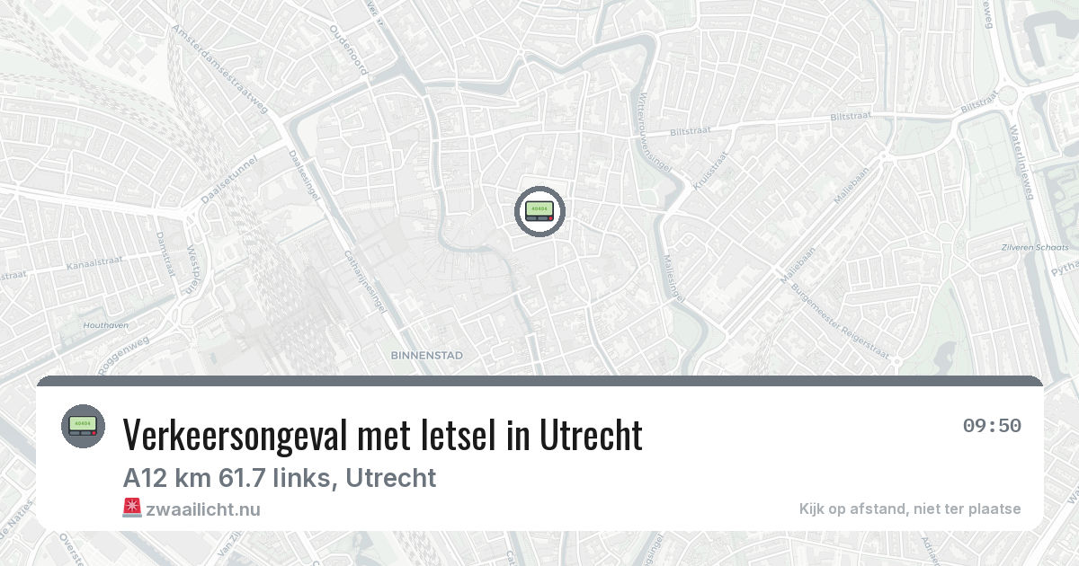 Verkeersongeval met letsel in Utrecht — 26 jan 2026