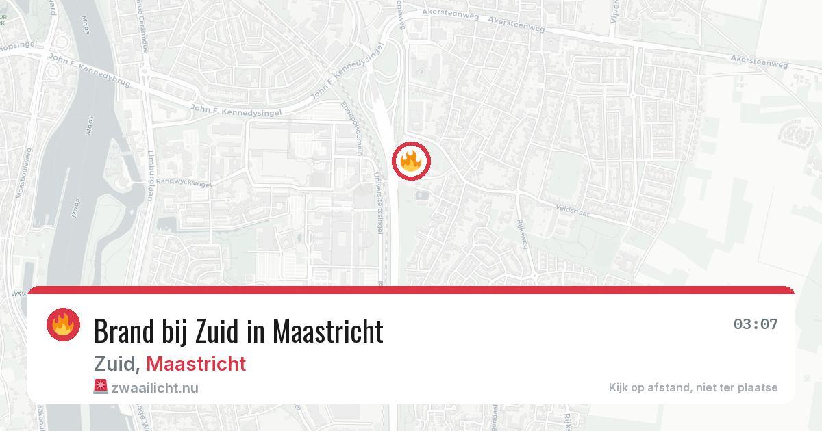 Brand bij Zuid in Maastricht — 4 mei 2026