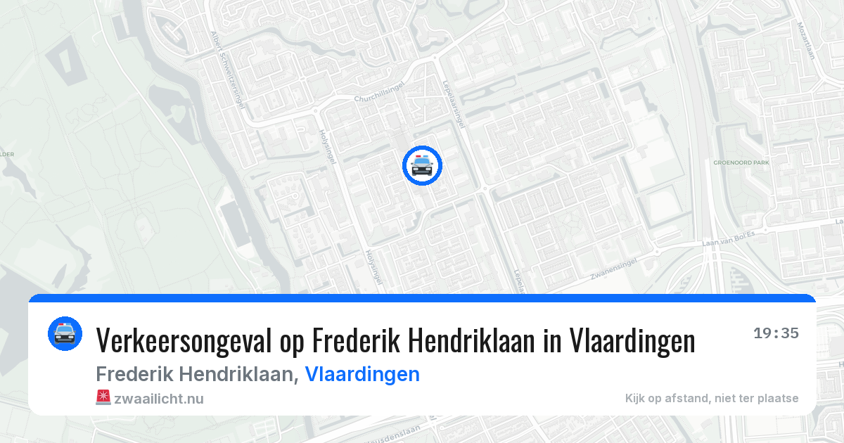 Verkeersongeval op Frederik Hendriklaan in Vlaardingen — 3 jun 2026