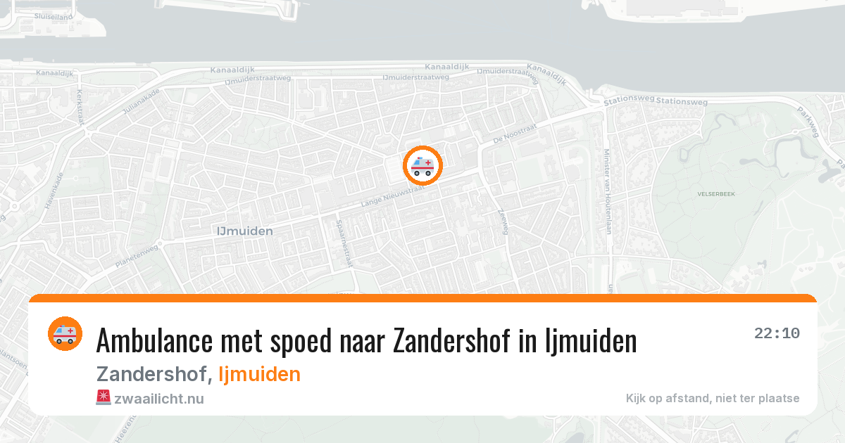 Ambulance met spoed naar Zandershof in Ijmuiden — 28 jan 2026