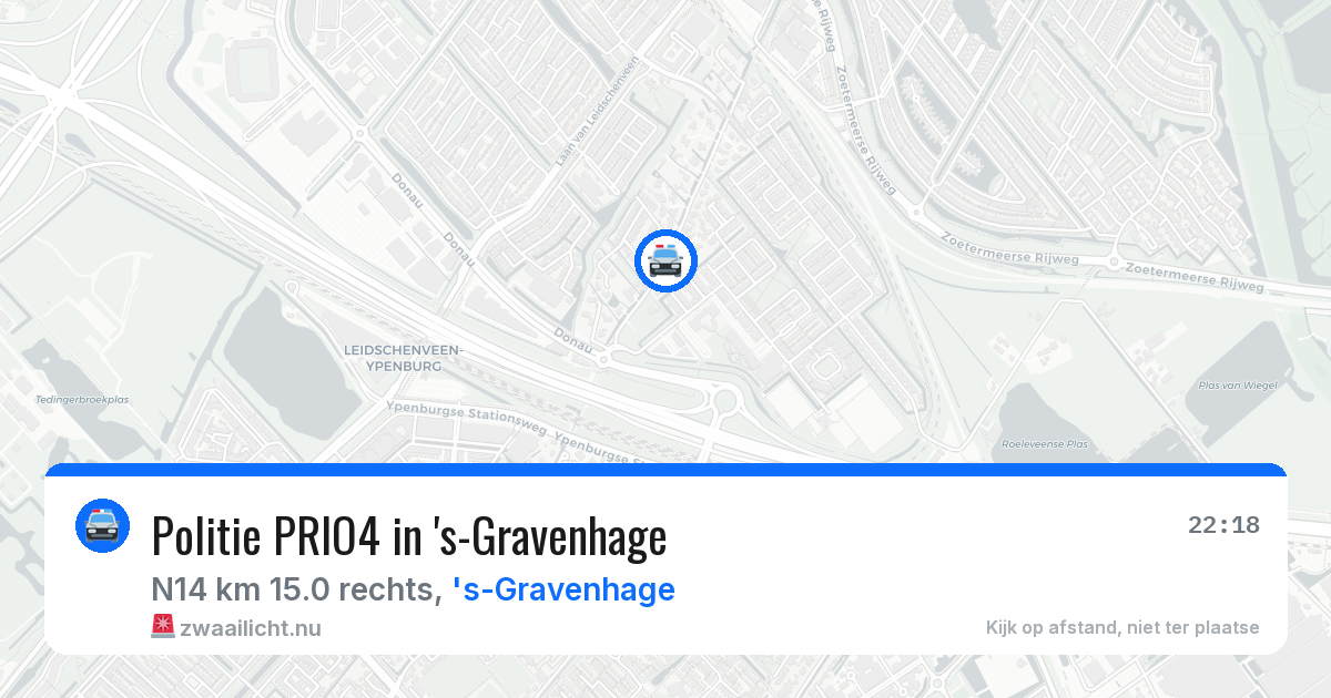 Politie PRIO4 in 's-Gravenhage — 26 jan 2026 | 🚨 Zwaailicht.nu