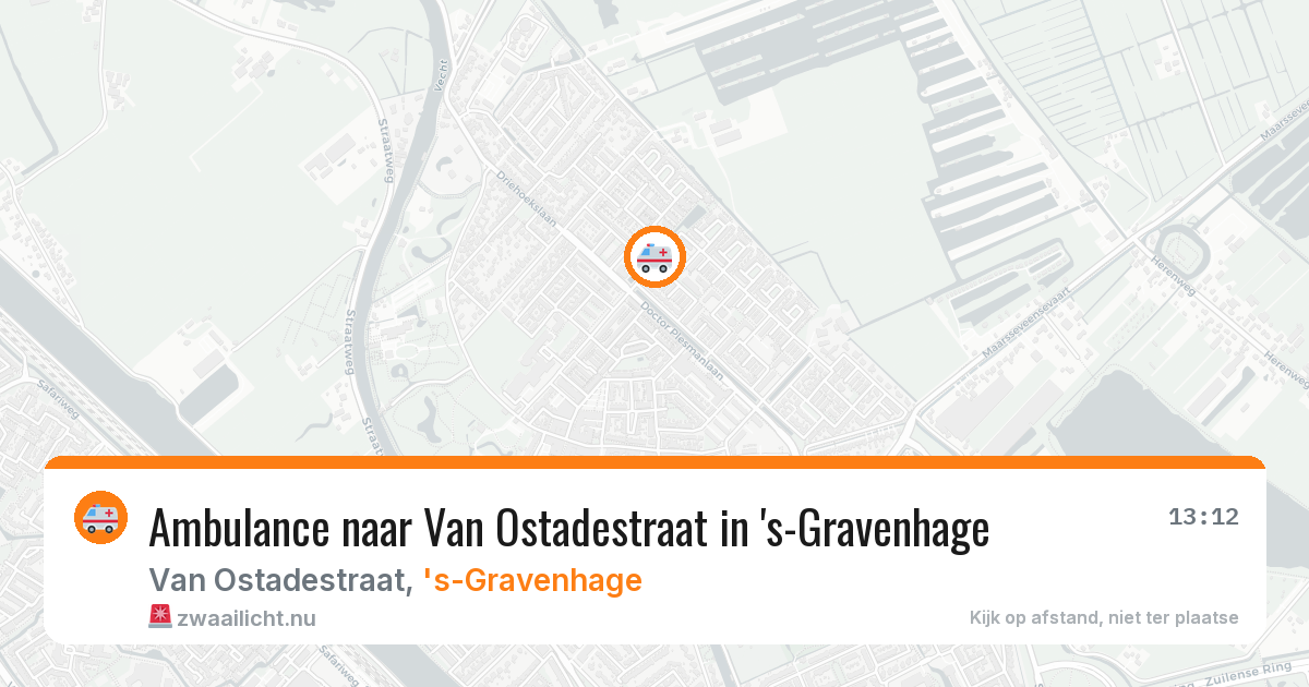 Ambulance naar Van Ostadestraat in 's-Gravenhage — 25 feb 2026
