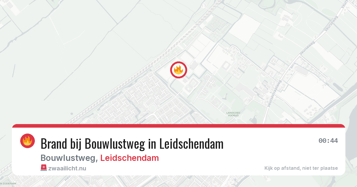 Brand bij Bouwlustweg in Leidschendam — 3 jun 2026