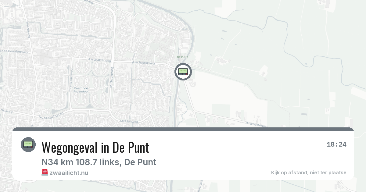 Wegongeval in De Punt — 5 mrt 2026