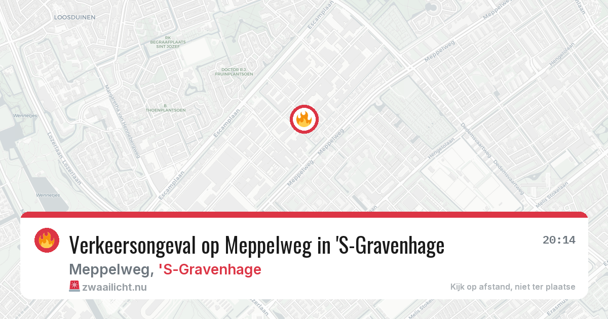 Verkeersongeval op Meppelweg in 'S-Gravenhage — 1 apr 2026