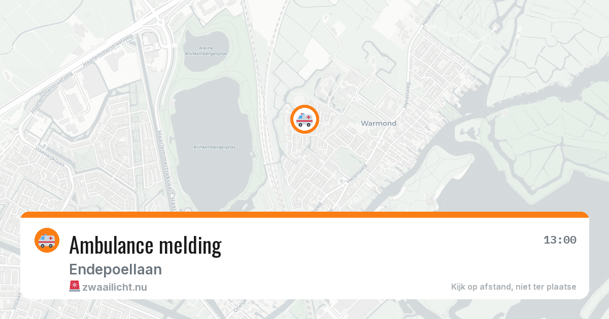 Ambulance melding — 14 feb 2026