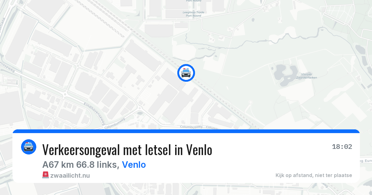 Verkeersongeval met letsel in Venlo — 13 apr 2026