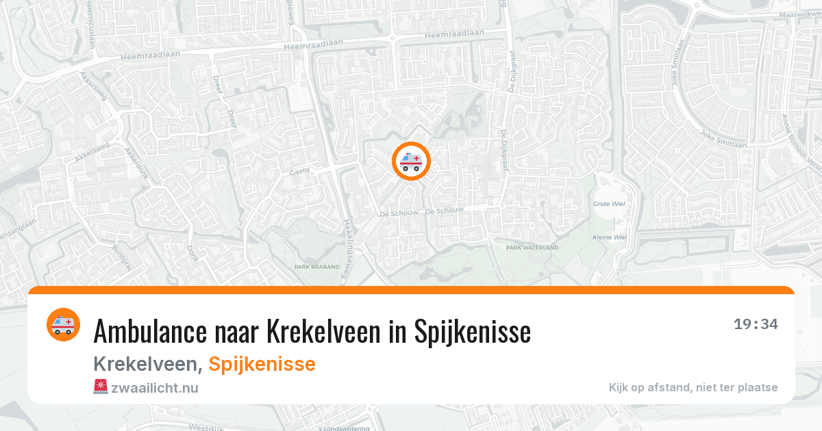 Ambulance naar Krekelveen in Spijkenisse — 2 apr 2026