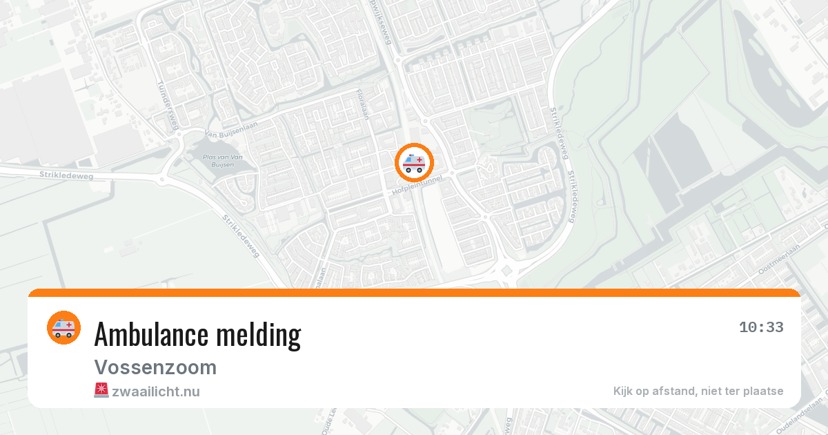Ambulance melding — 10 feb 2026