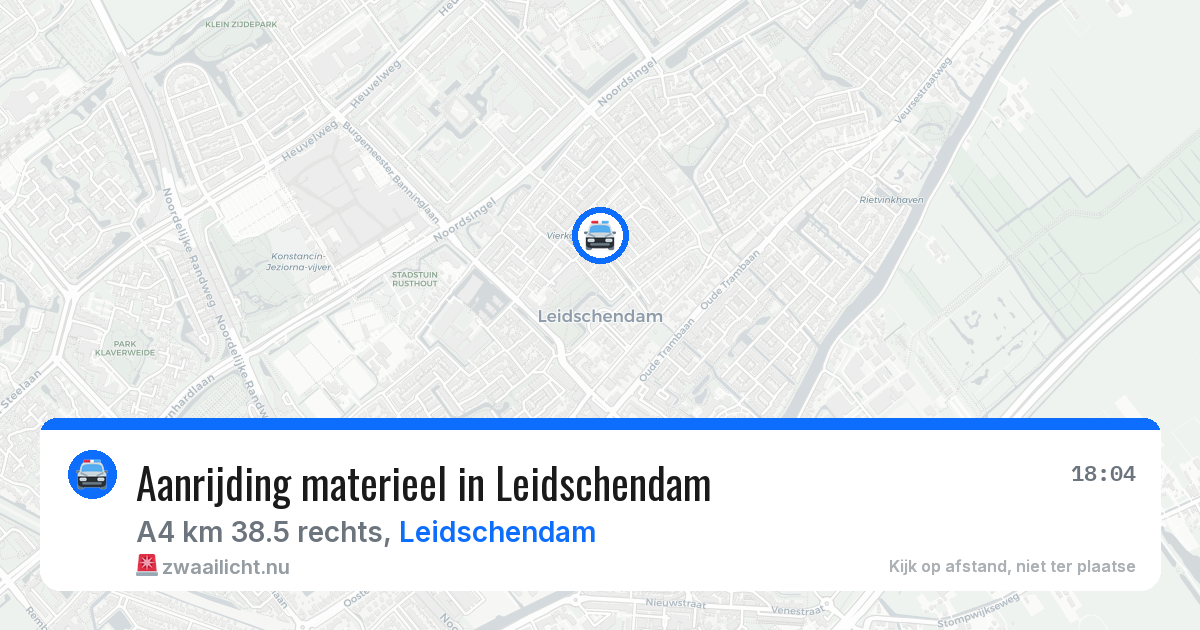 Aanrijding materieel in Leidschendam — 8 jun 2026