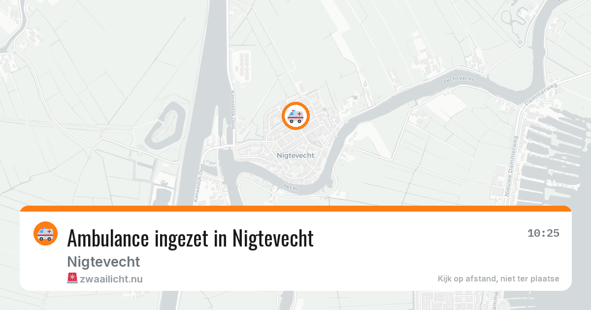 Ambulance ingezet in Nigtevecht — 17 feb 2026