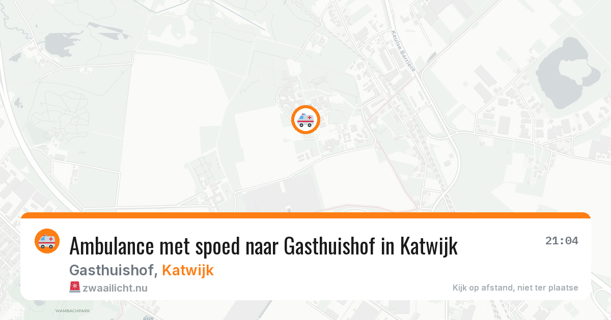 Ambulance met spoed naar Gasthuishof in Katwijk — 28 jan 2026