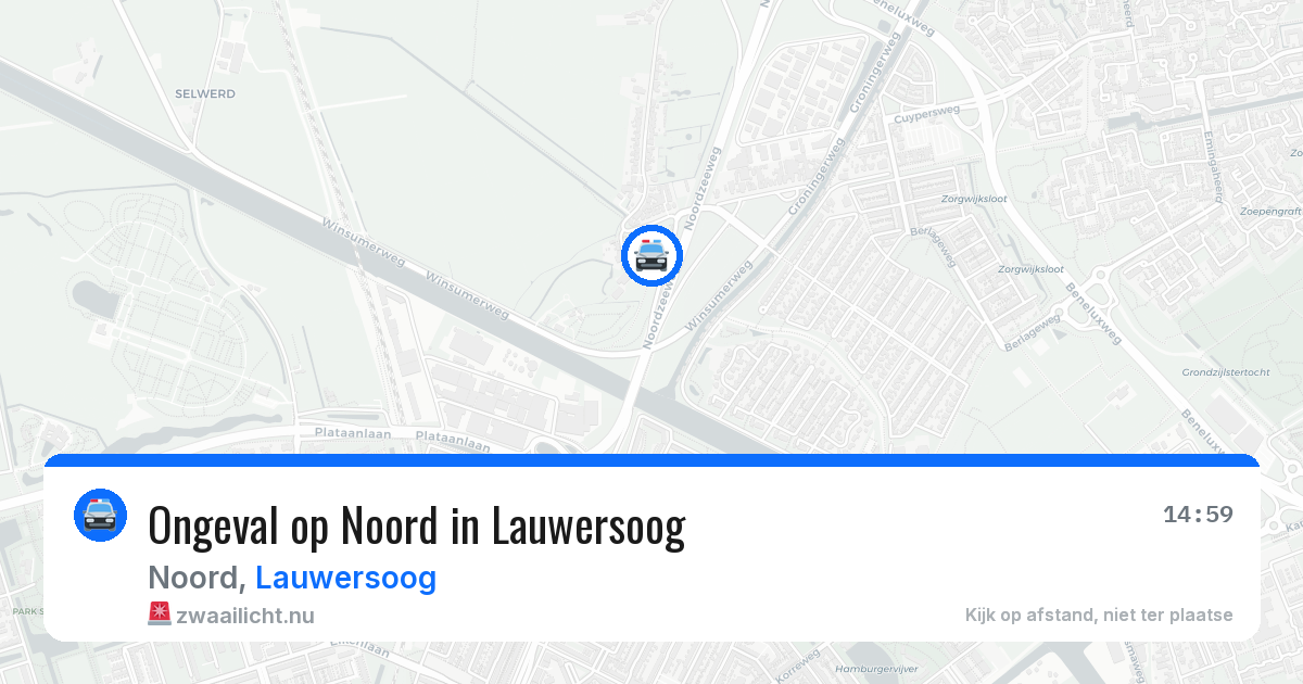 Ongeval op Noord in Lauwersoog — 28 jun 2026