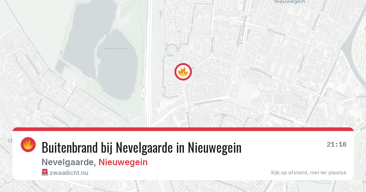 Buitenbrand bij Nevelgaarde in Nieuwegein — 11 jun 2026