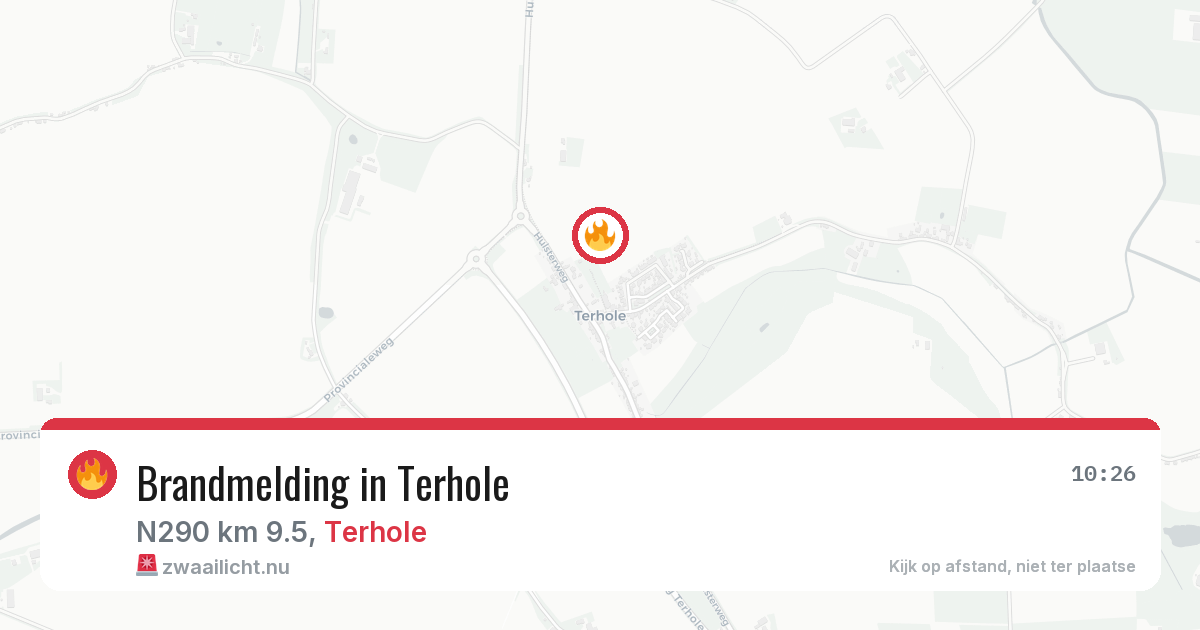 Brandmelding in Terhole — 27 jan 2026