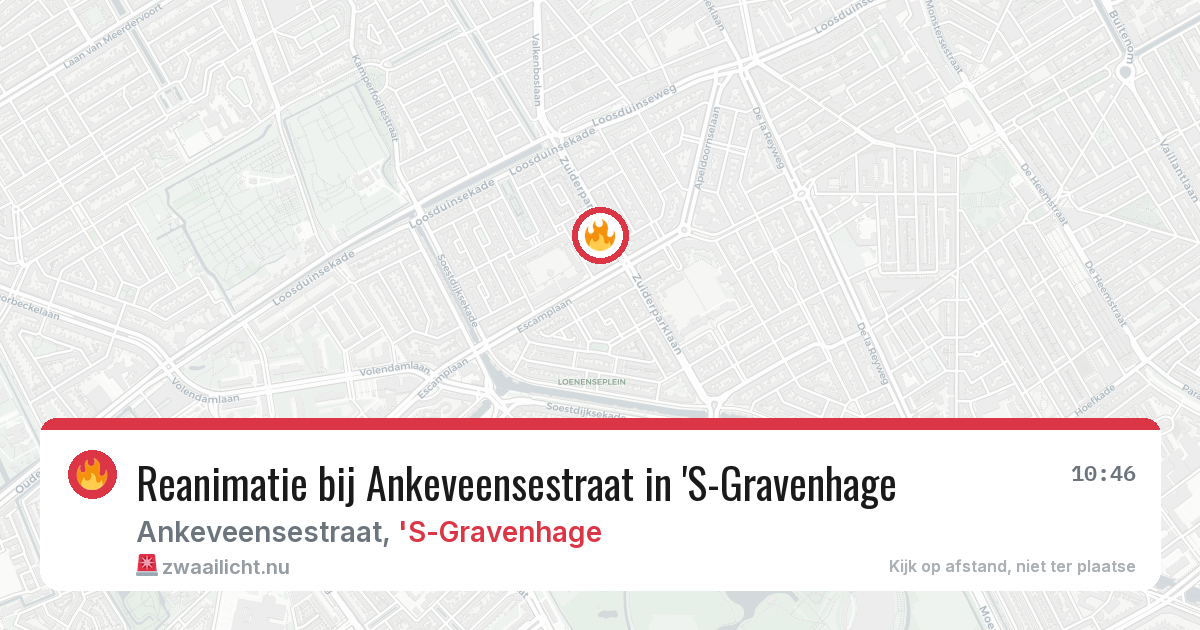 Reanimatie bij Ankeveensestraat in 'S-Gravenhage — 21 mei 2026