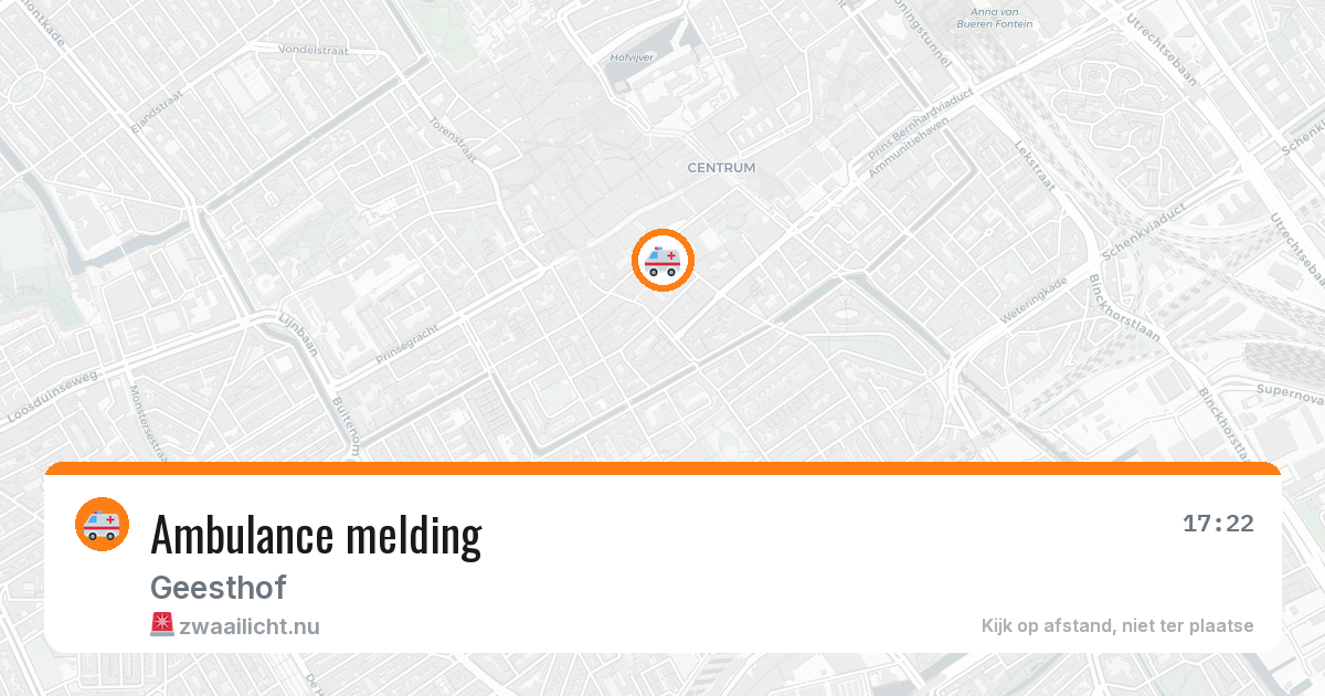 Ambulance melding — 11 jul 2026