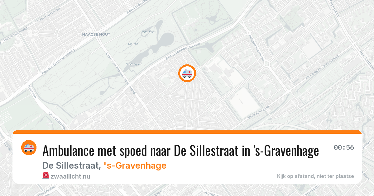 Ambulance met spoed naar De Sillestraat in 's-Gravenhage — 27 jan 2026