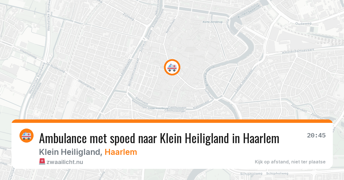 Ambulance met spoed naar Klein Heiligland in Haarlem — 17 jan 2026