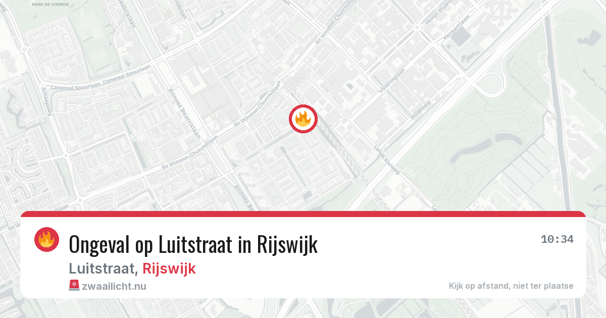 Ongeval op Luitstraat in Rijswijk — 12 apr 2026