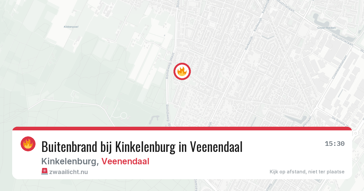 Buitenbrand bij Kinkelenburg in Veenendaal — 2 jun 2026