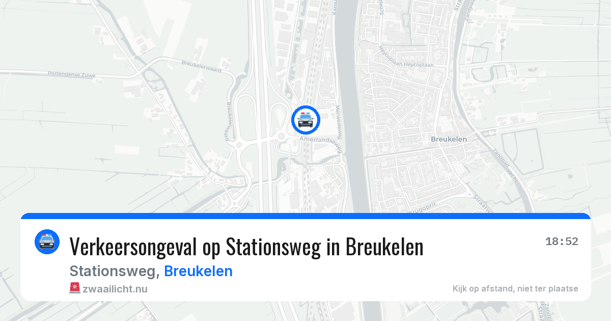 Verkeersongeval op Stationsweg in Breukelen — 31 mei 2026