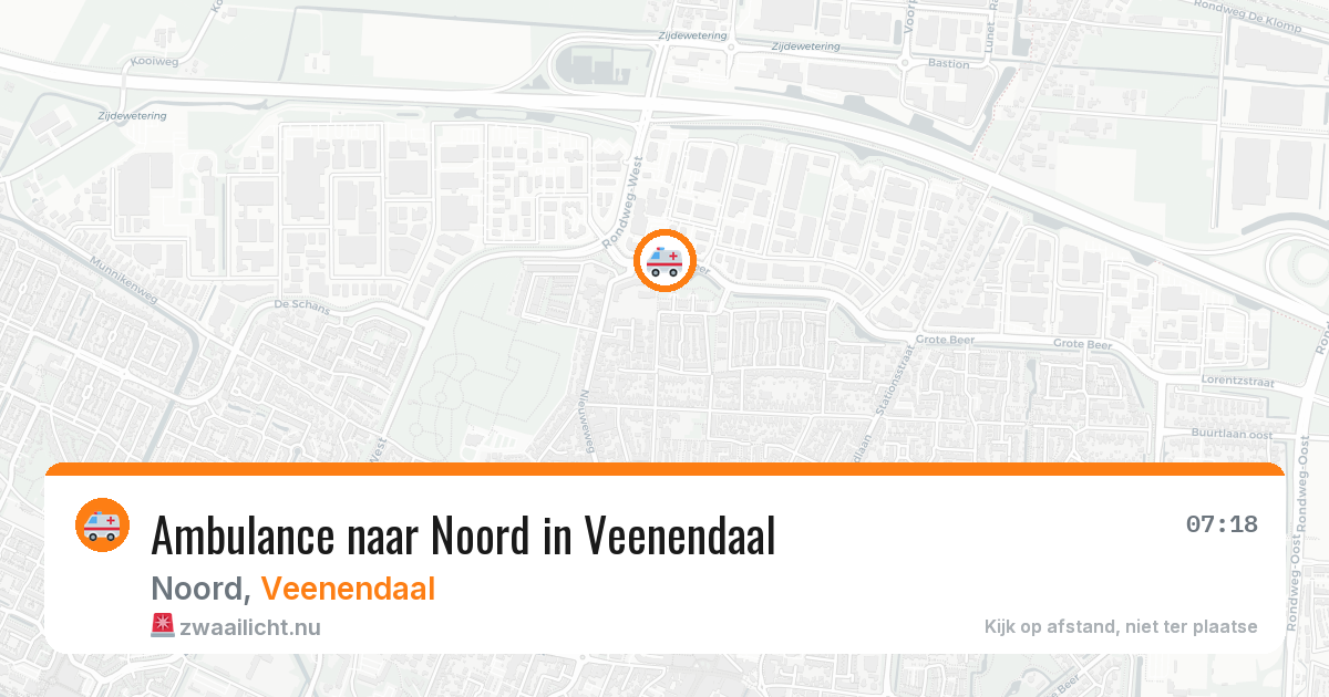 Ambulance naar Noord in Veenendaal — 22 jul 2026