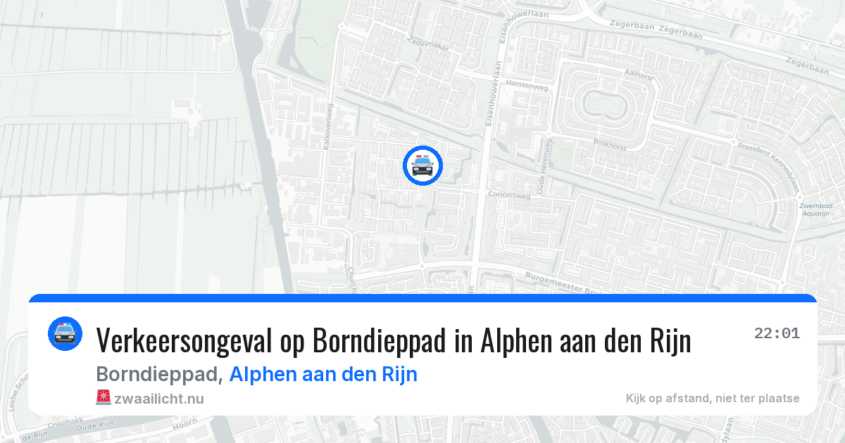 Verkeersongeval op Borndieppad in Alphen aan den Rijn — 2 jun 2026