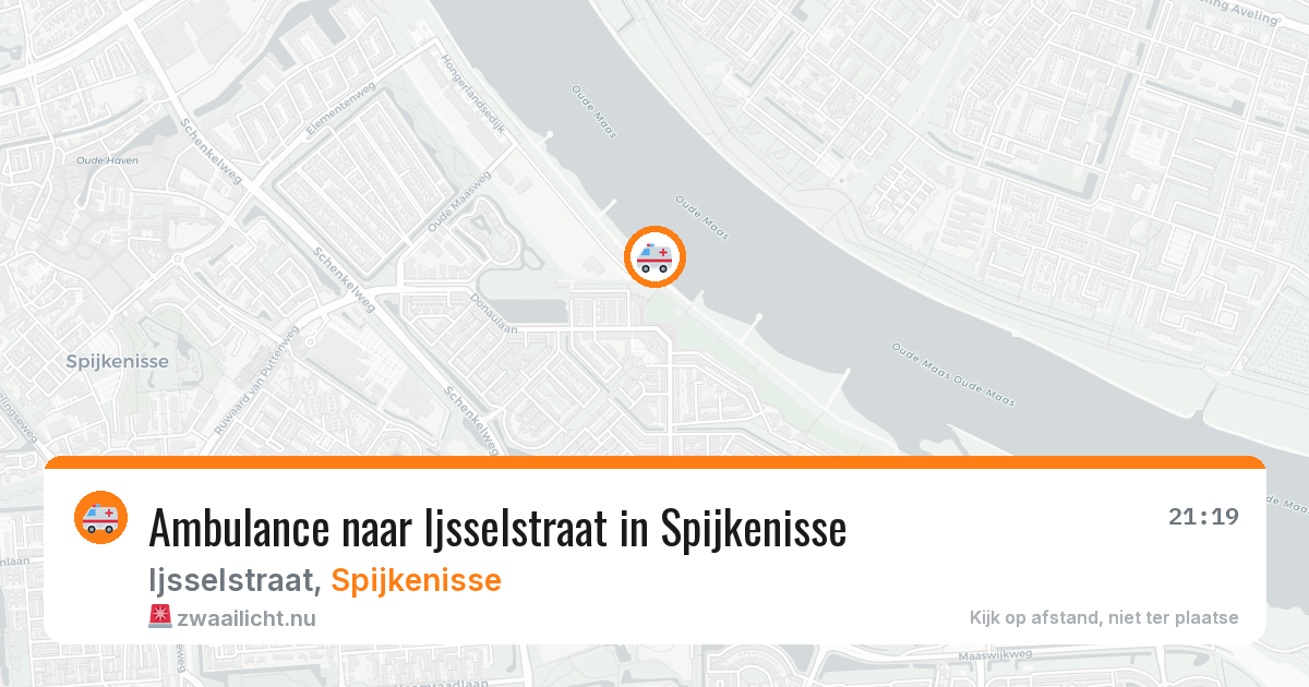 Ambulance naar Ijsselstraat in Spijkenisse — 14 jul 2026