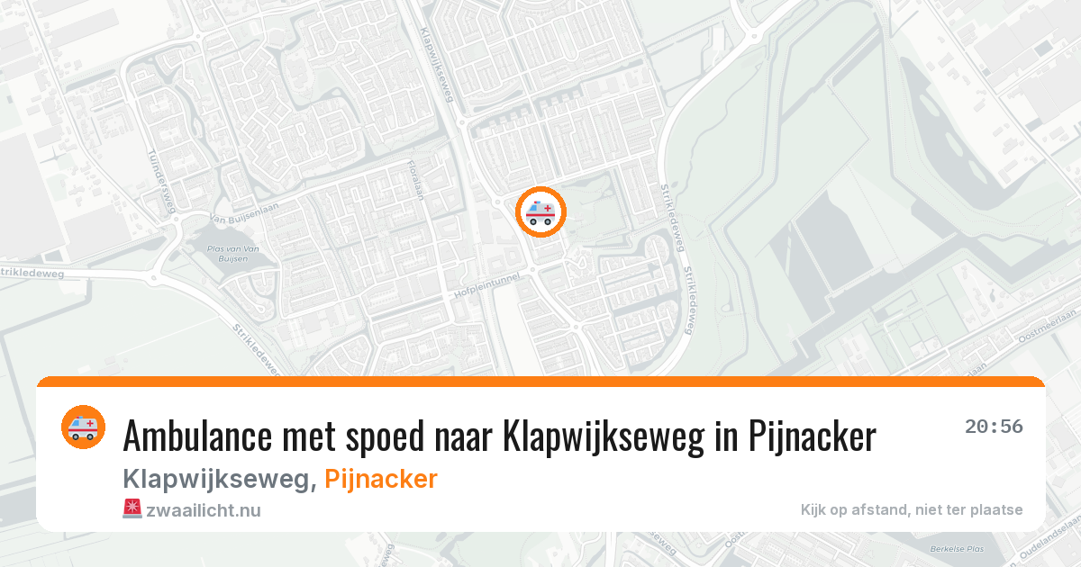 Ambulance met spoed naar Klapwijkseweg in Pijnacker — 17 jul 2026