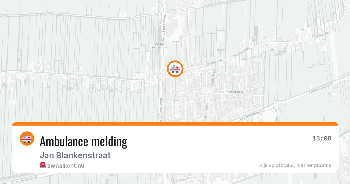 Ambulance melding — 22 apr 2026