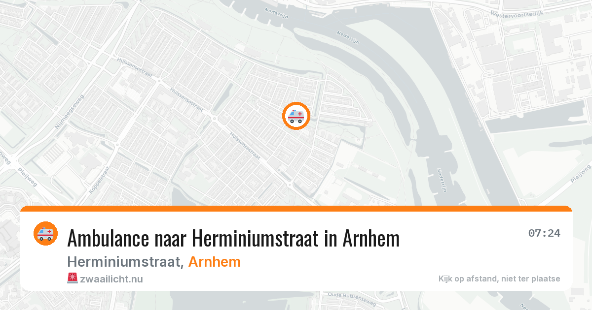 Ambulance naar Herminiumstraat in Arnhem — 27 mei 2026
