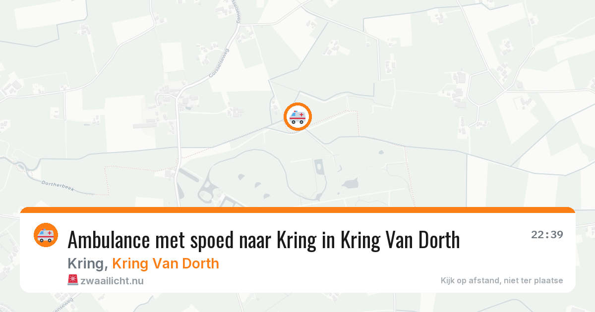 Ambulance met spoed naar Kring in Kring Van Dorth — 7 feb 2026