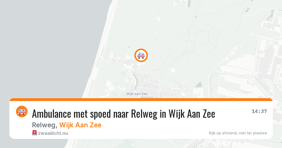 Ambulance met spoed naar Relweg in Wijk Aan Zee — 3 feb 2026