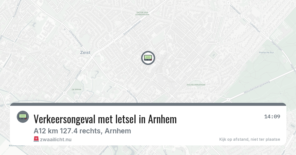Verkeersongeval met letsel in Arnhem — 21 jan 2026