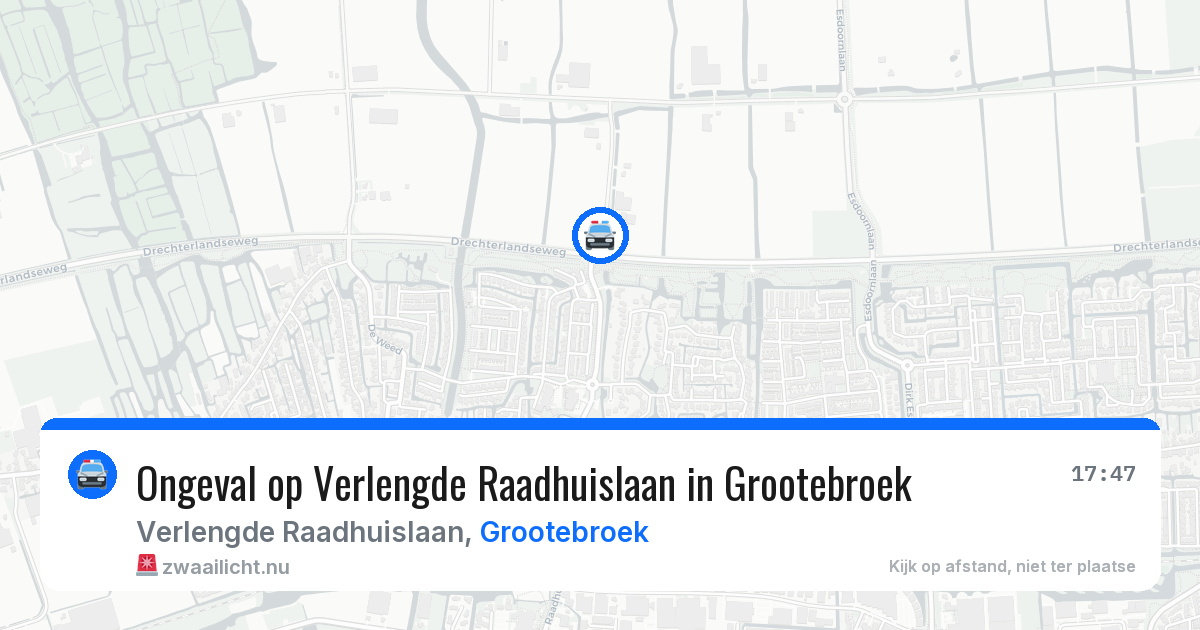 Ongeval op Verlengde Raadhuislaan in Grootebroek — 7 apr 2026