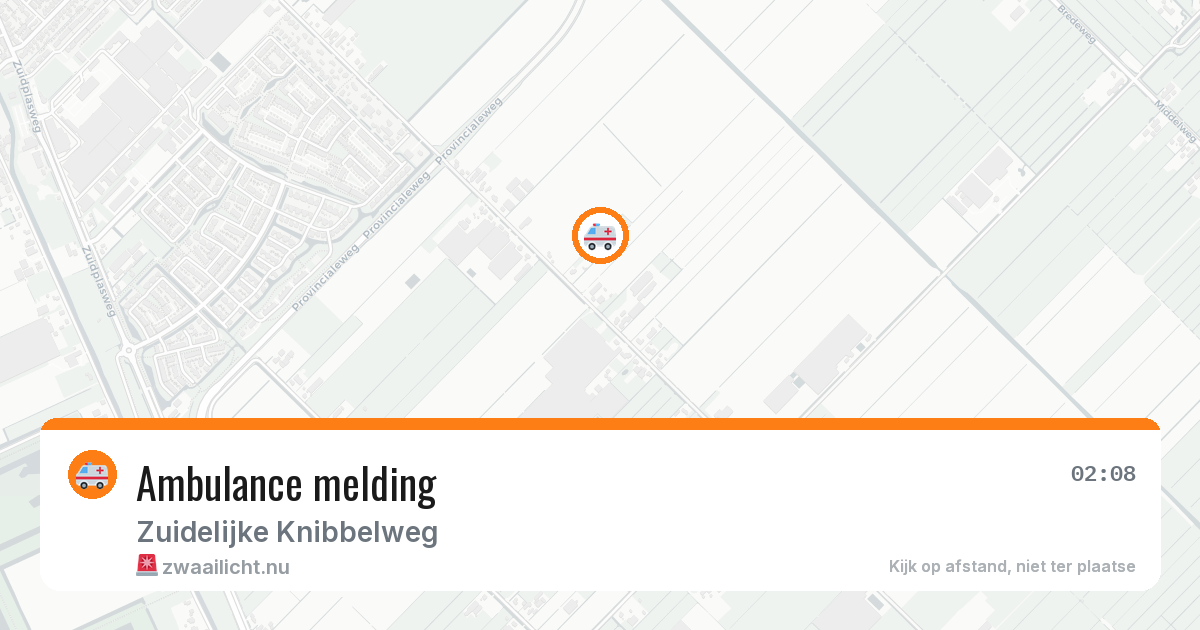 Ambulance melding — 15 mrt 2026