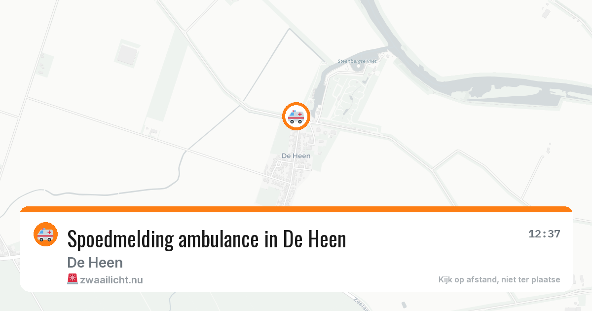 Spoedmelding ambulance in De Heen — 20 feb 2026