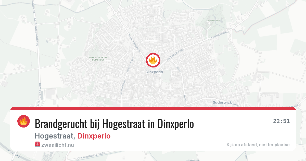 Brandgerucht bij Hogestraat in Dinxperlo — 15 apr 2026