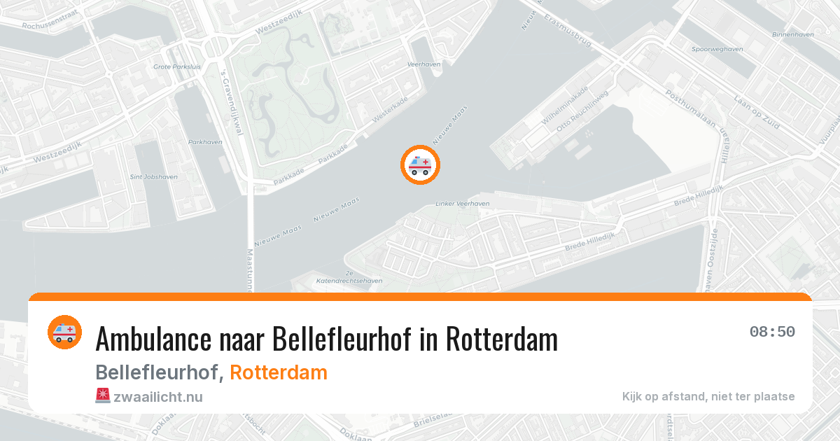 Ambulance naar Bellefleurhof in Rotterdam — 7 jun 2026