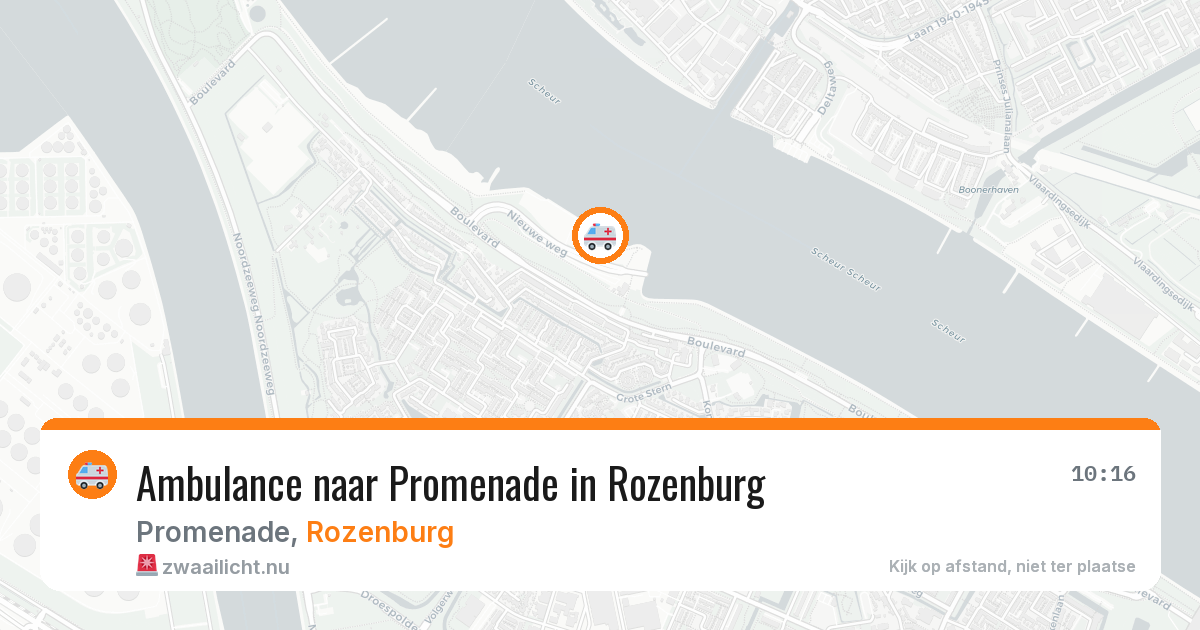 Ambulance naar Promenade in Rozenburg — 18 jul 2026