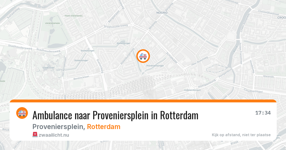 Ambulance naar Proveniersplein in Rotterdam — 31 mrt 2026