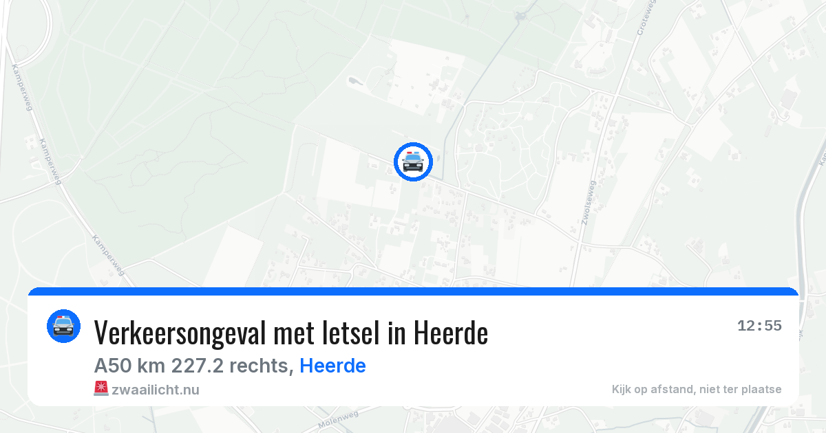 Verkeersongeval met letsel in Heerde — 7 jul 2026